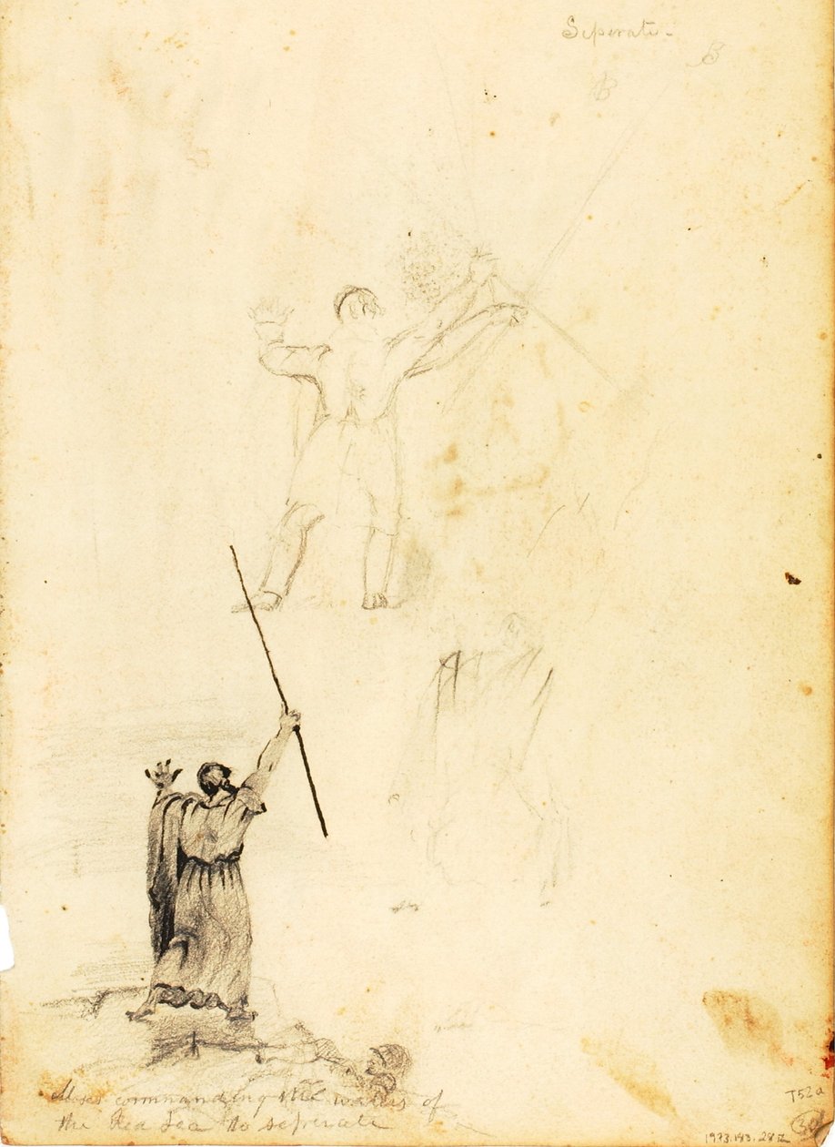 Moïse ordonne aux eaux de la mer Rouge de se séparer - William Page