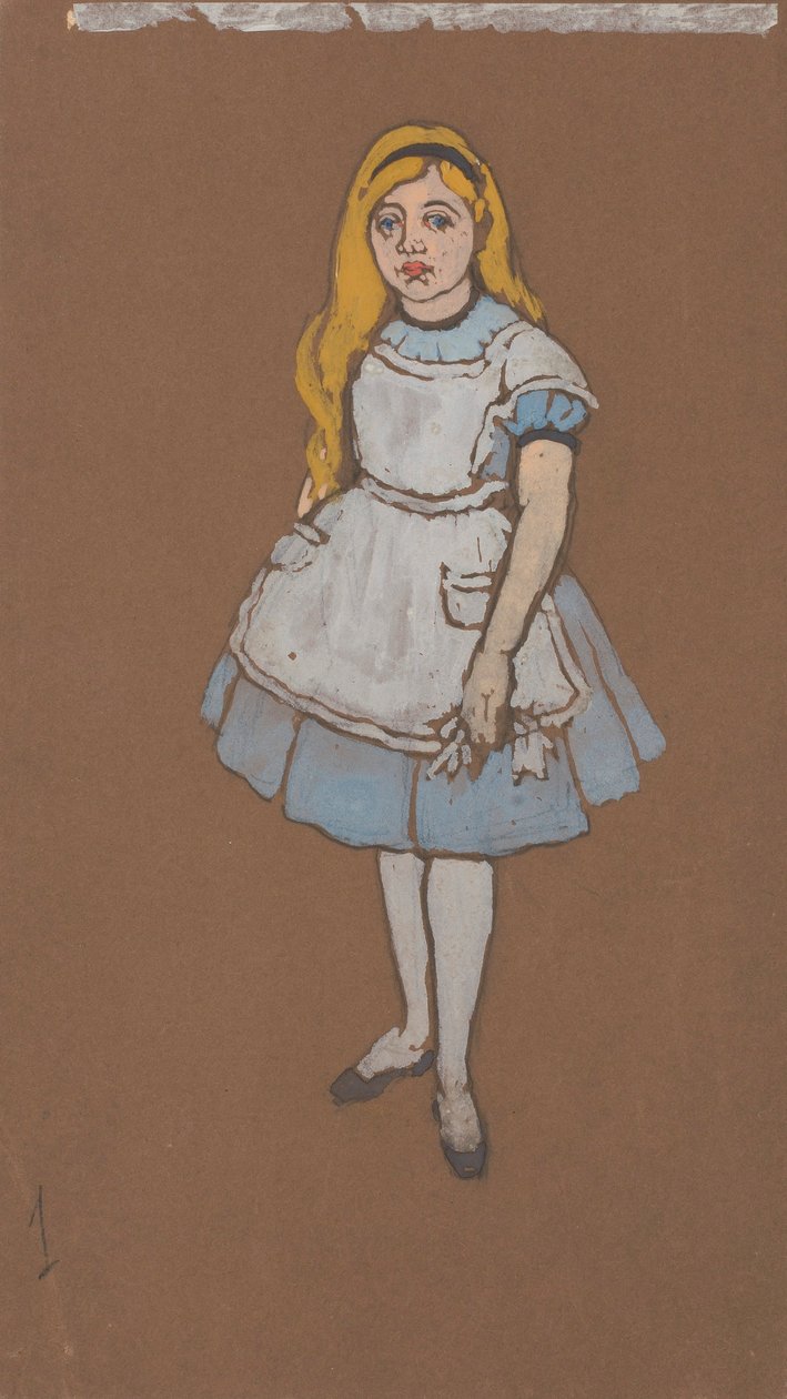 Alice (conception des costumes pour Alice au pays des merveilles, 1915) - William Penhallow Henderson