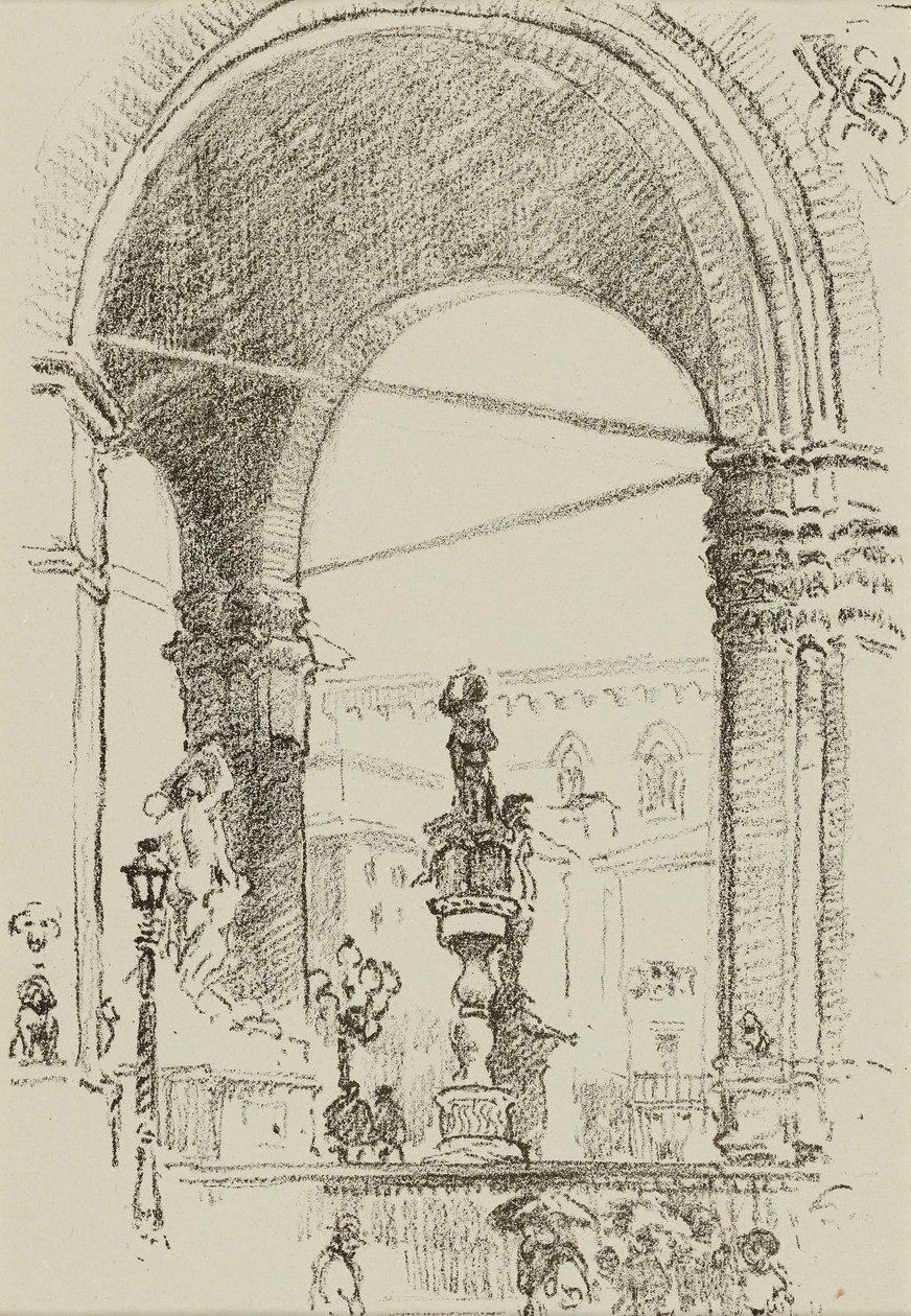 Loggia dei Lanzi - William Penhallow Henderson