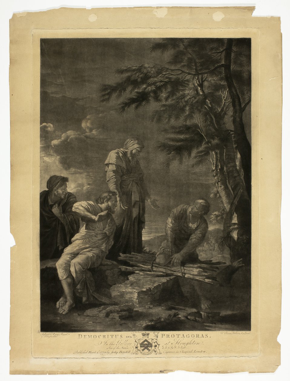 Démocrite et Protagoras - William Pether