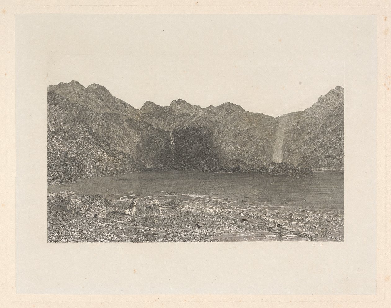 Lac de Keswick, Cumberland - William Radclyffe