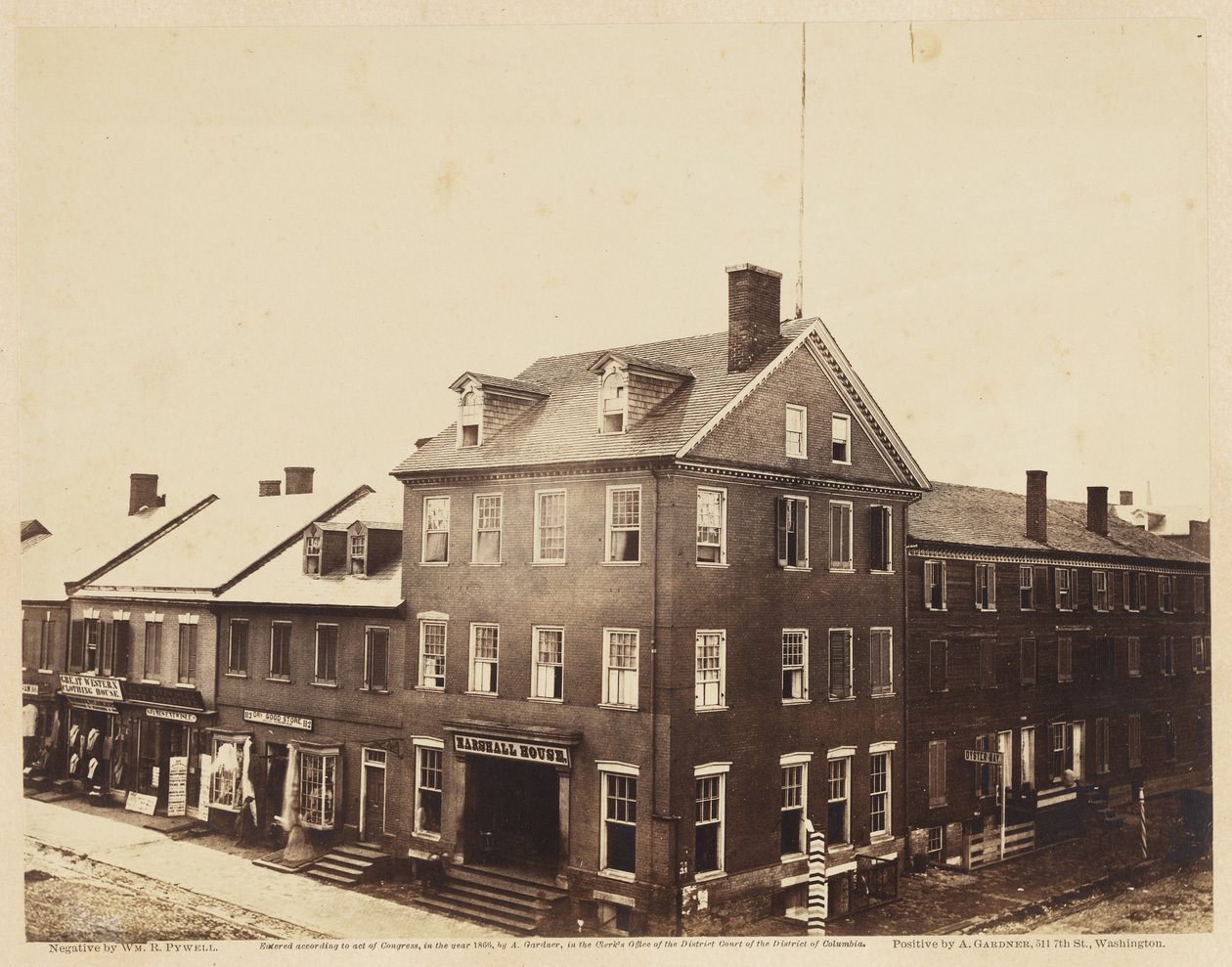 Maison Marshall, Alexandria, Virginie, août 1862 - William Redish Pywell