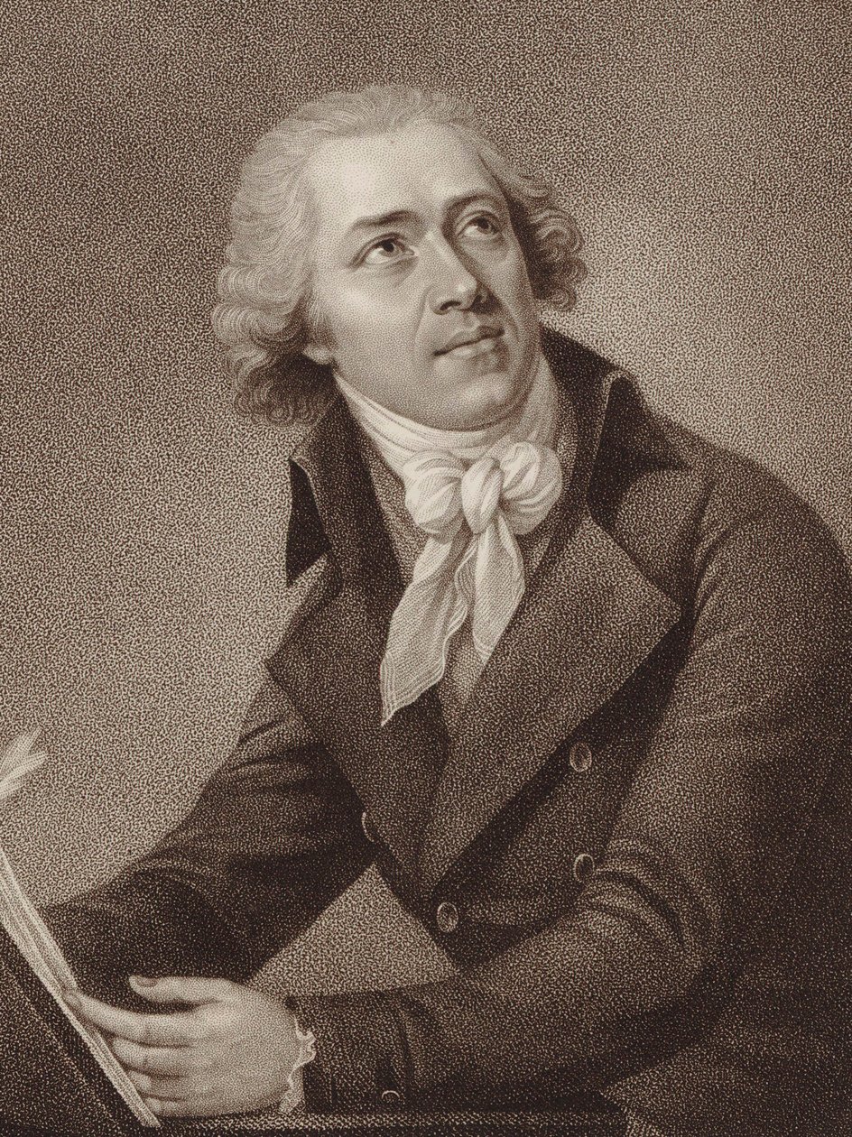 Portrait du compositeur Leopold Kozeluch 1747-1818, 1797 - William Ridley
