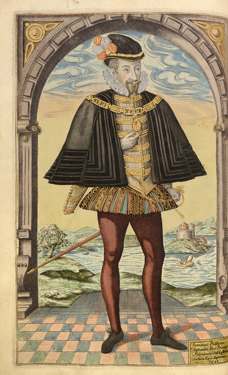 Emmanuel Philibert, duc de Savoie, de Honor Military, and Civill, William Segar, pub. Robert Barker, Londres, 1602 - William Rogers