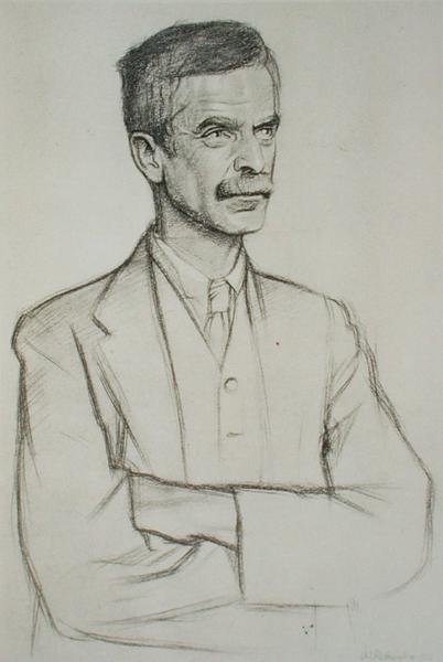 Portrait de John Lawrence Le Breton Hammond - William Rothenstein
