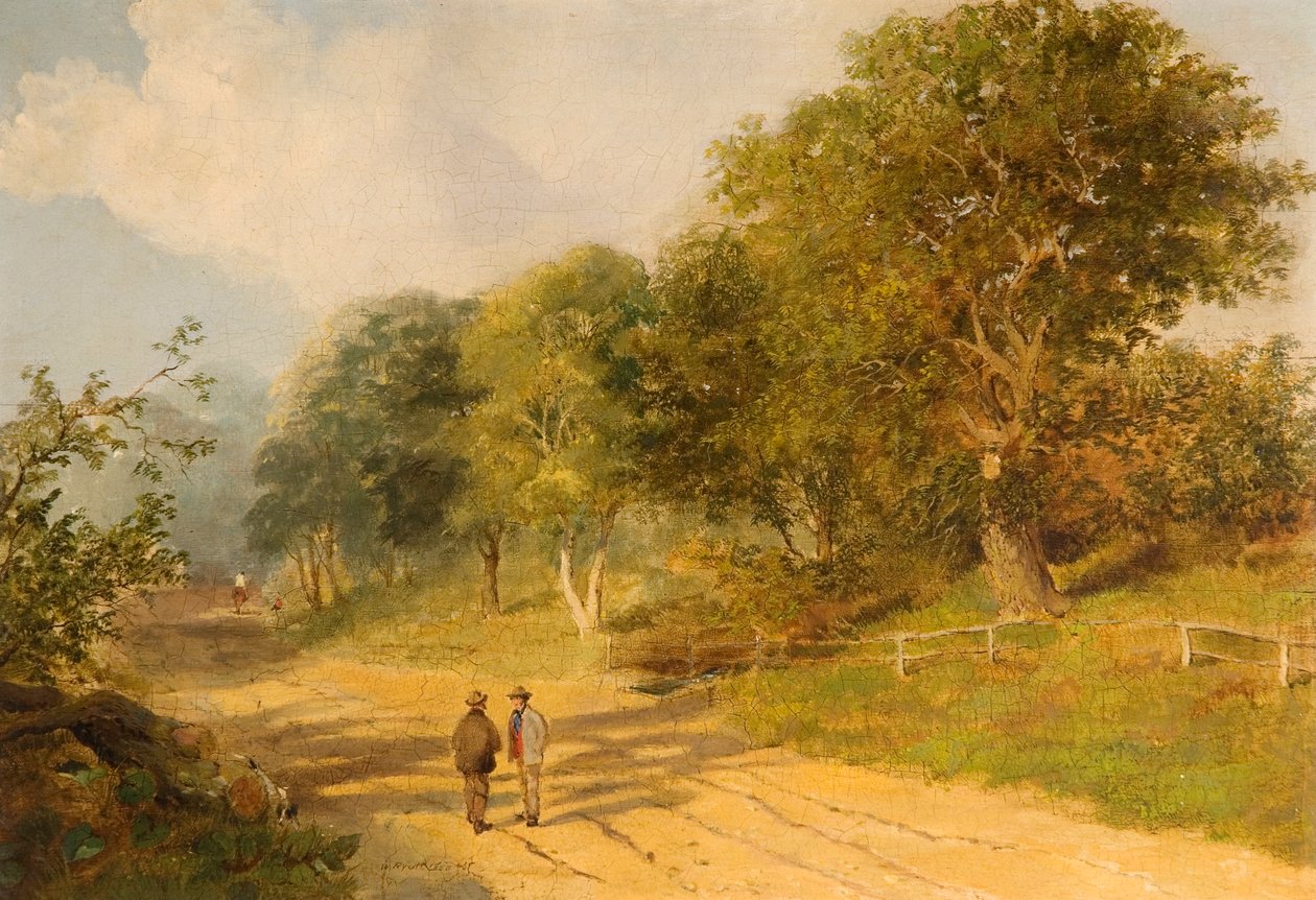 Route vers Redheugh Hall, 1856 - William Ryott