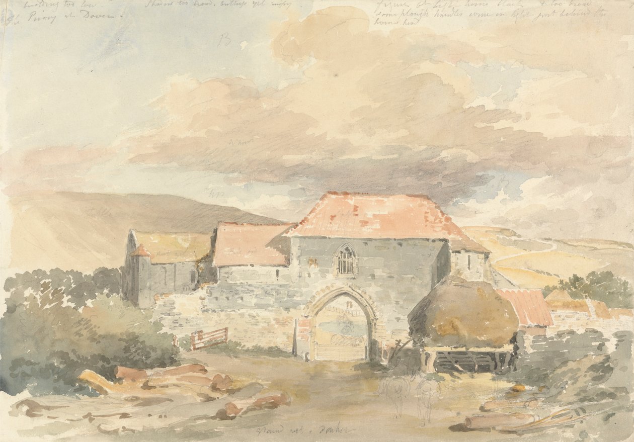 Prieuré à Douvres - William Sawrey Gilpin