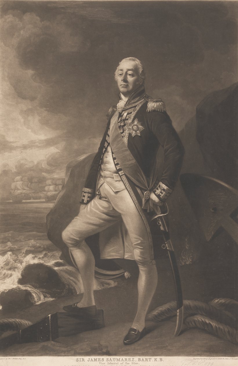 Sir James Saumarez, 1er Baron de Saumarez - William Say