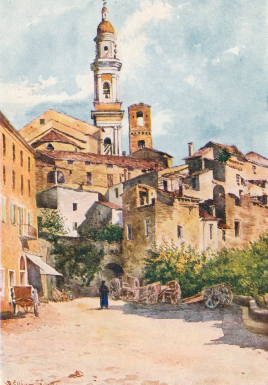 Entrée de Vallebona (lithographie couleur) - William Scott