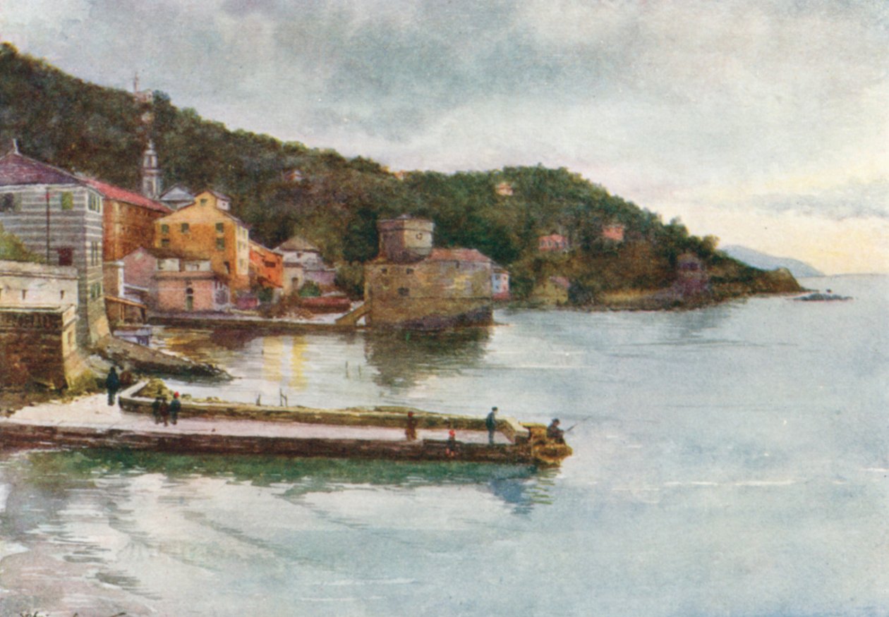 Rapallo (lithographie couleur) - William Scott