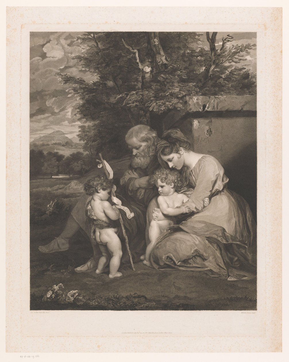 Sainte Famille avec Jean-Baptiste enfant - William Sharp