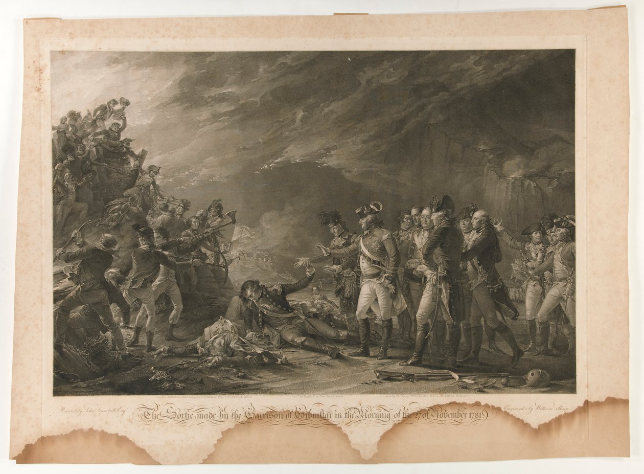 La sortie faite par la garnison de Gibraltar le matin du 27 novembre 1781 - William Sharp