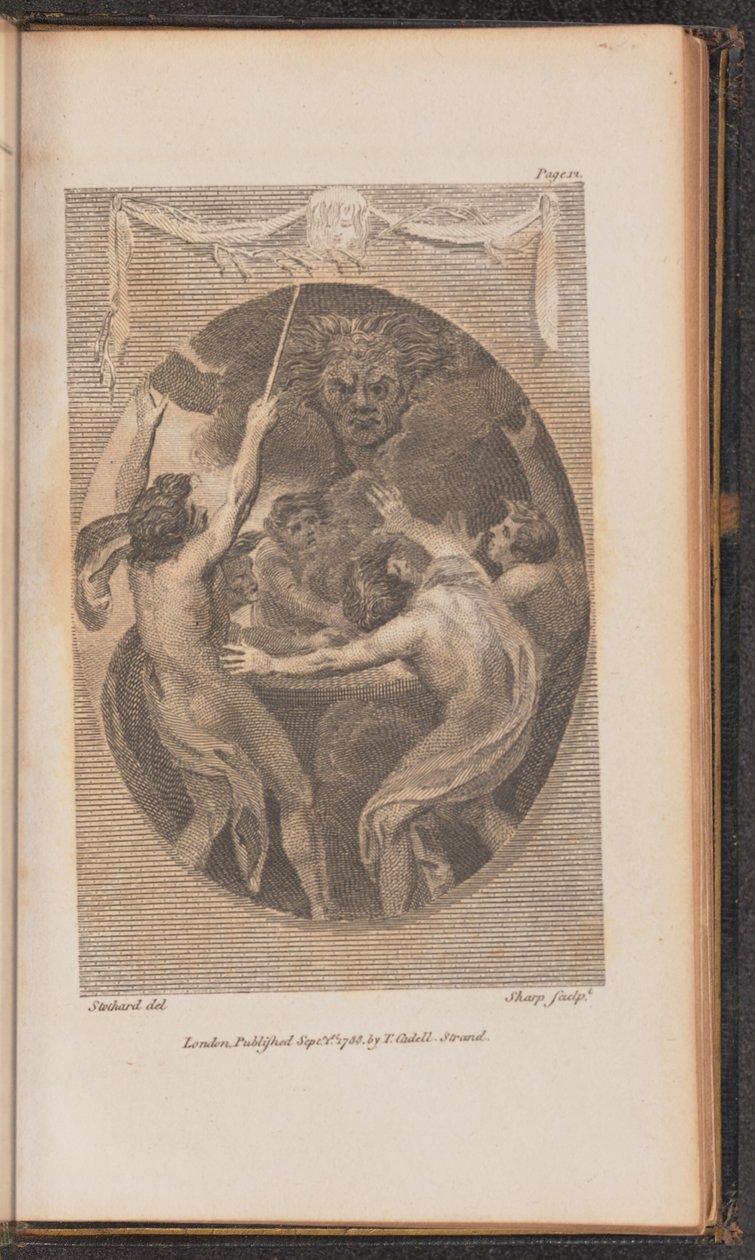 Illustration pour le Chant I - William Sharp after Thomas Stothard