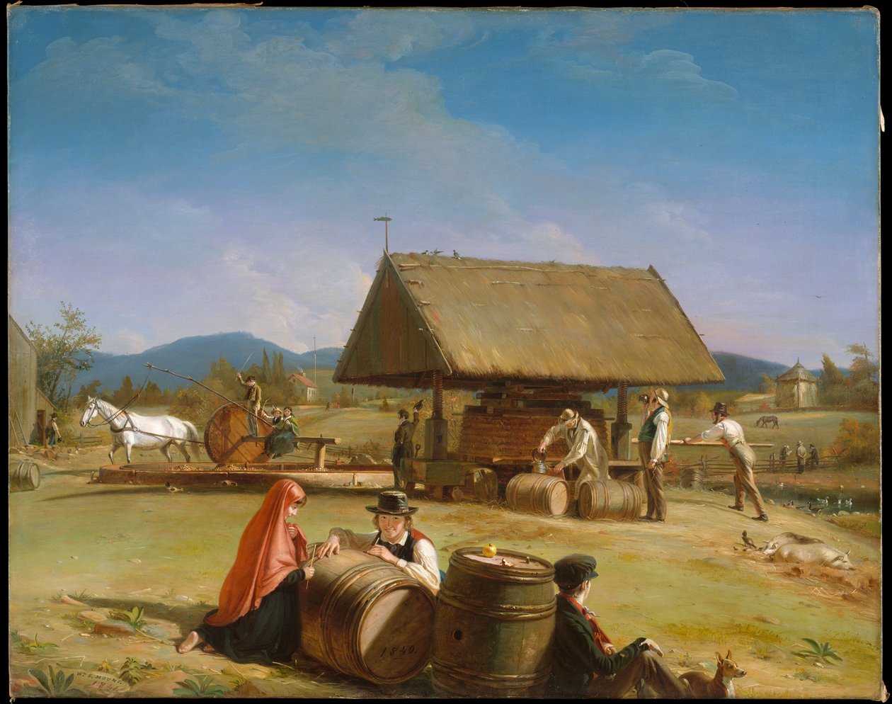 Fabrication du cidre - William Sidney Mount