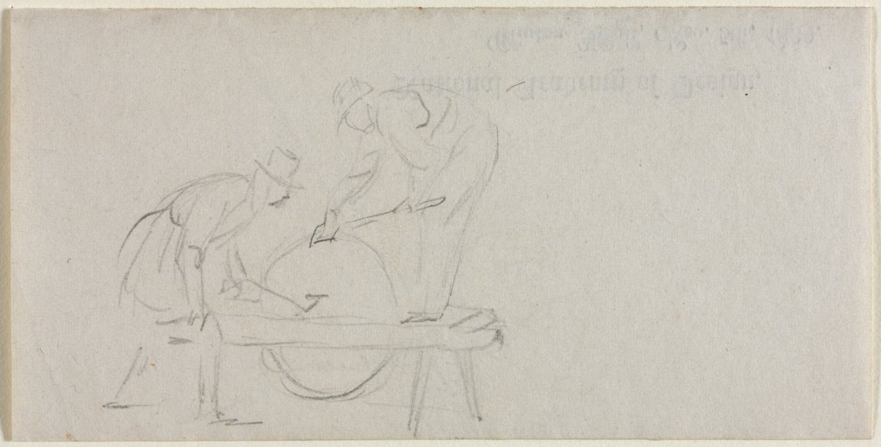 Aiguiser la hache - William Sidney Mount