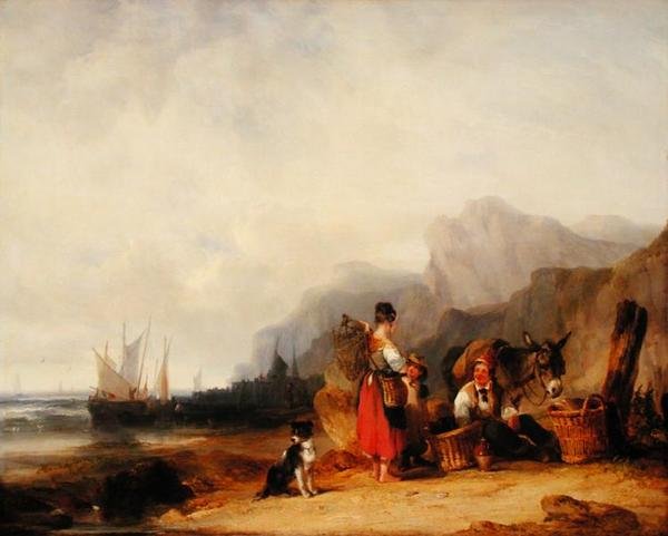 Les pêcheurs de crevettes, vers 1835 - William Snr. Shayer