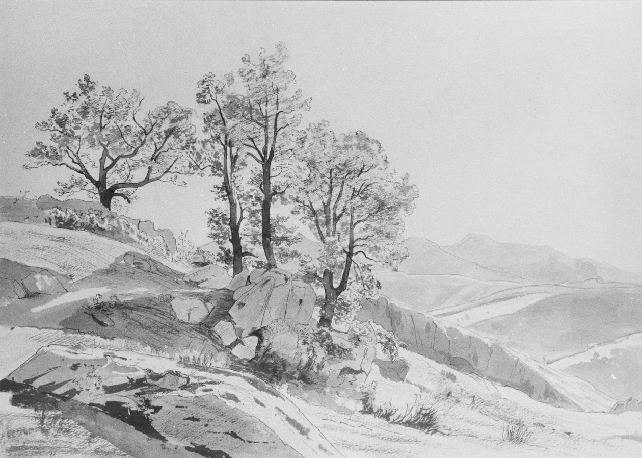 Olevano (Campagne romaine) - William Stanley Haseltine
