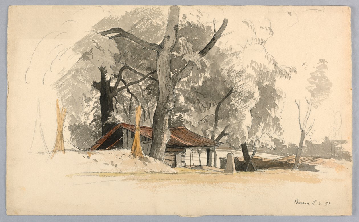 Étude de paysage, Baveno, Lac Majeur, Italie - William Stanley Haseltine