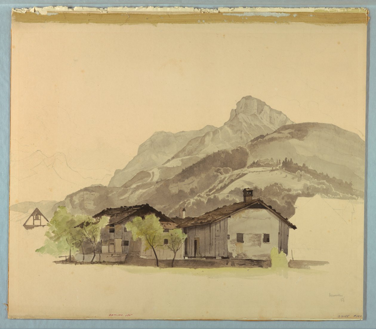 Étude de paysage, Brunnen, Suisse - William Stanley Haseltine