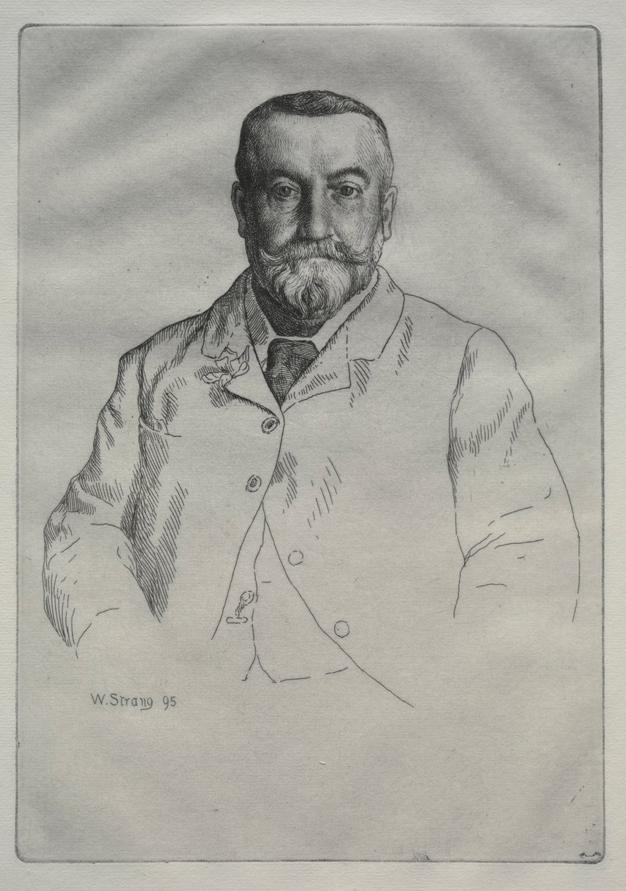 Portrait de H. Cock, 1895 - William Strang