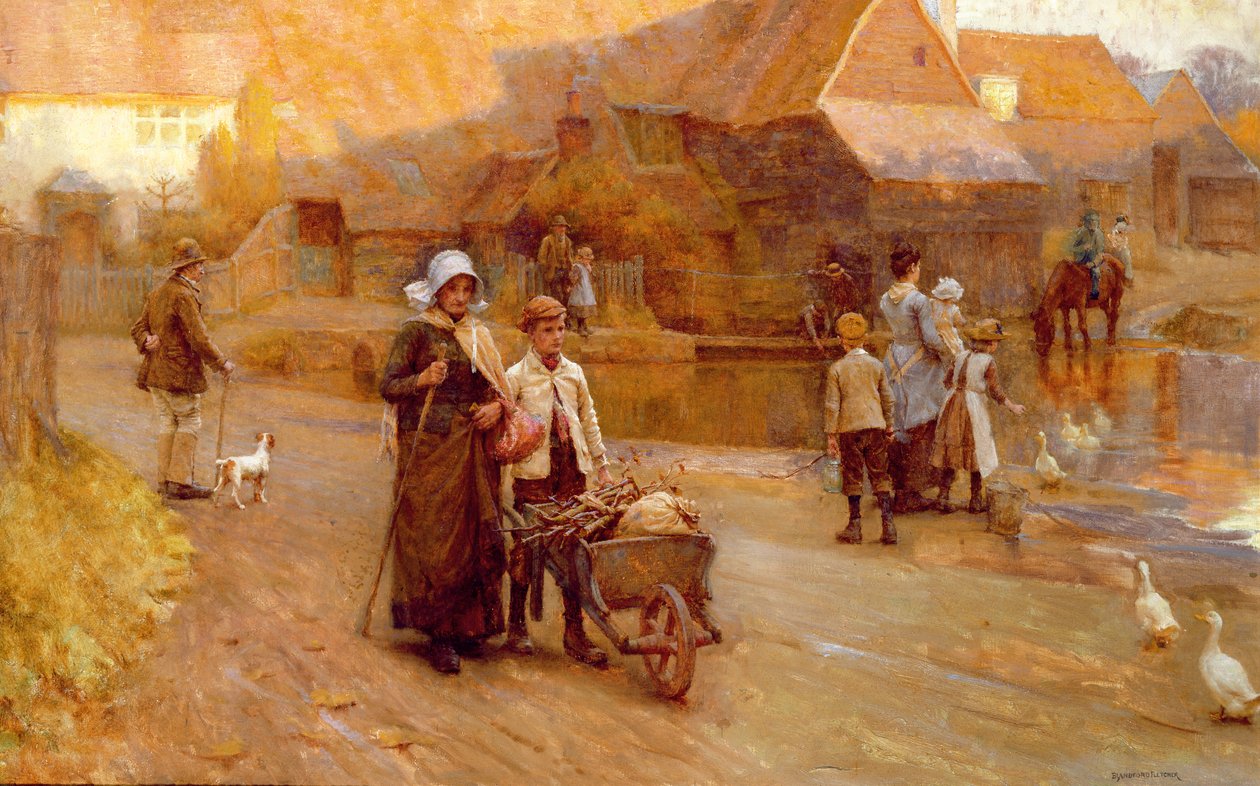 Le vieux moulin, Surrey - William Teulon Blandford Fletcher