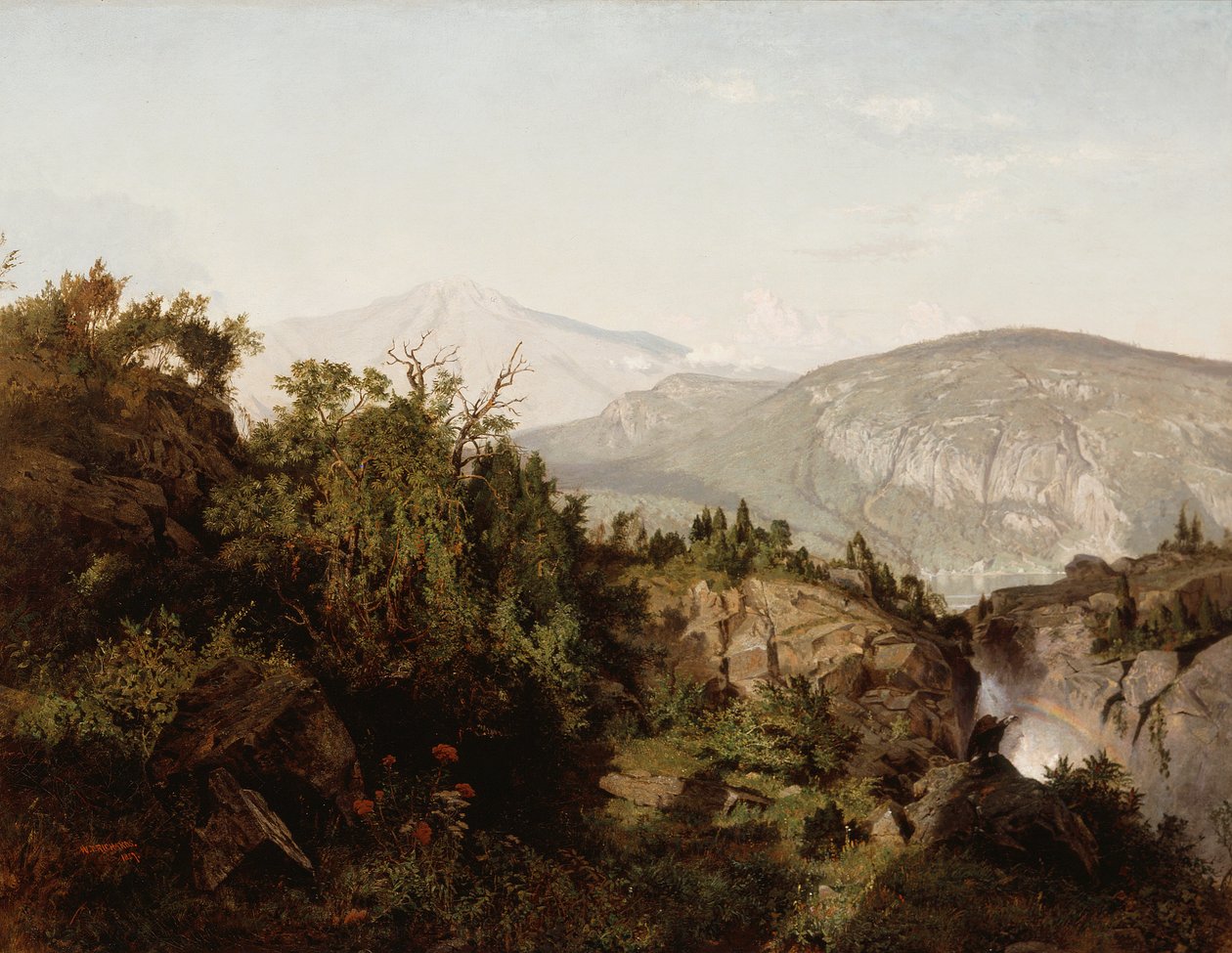 Dans les Adirondacks - William Trost Richards