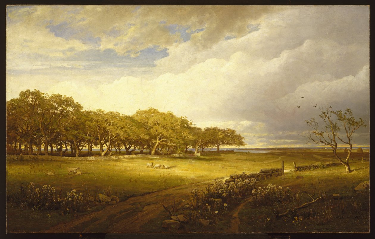 Vieux verger à Newport - William Trost Richards