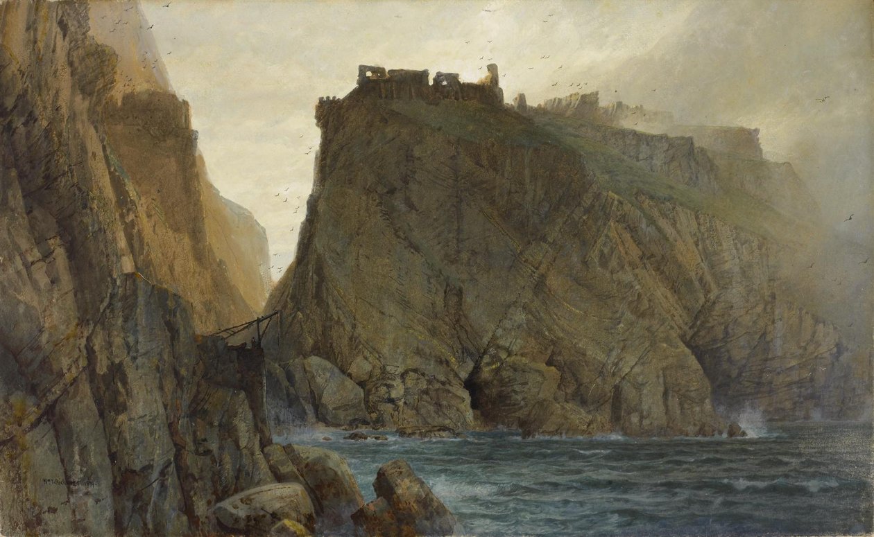 Tintagel sur la côte des Cornouailles - William Trost Richards
