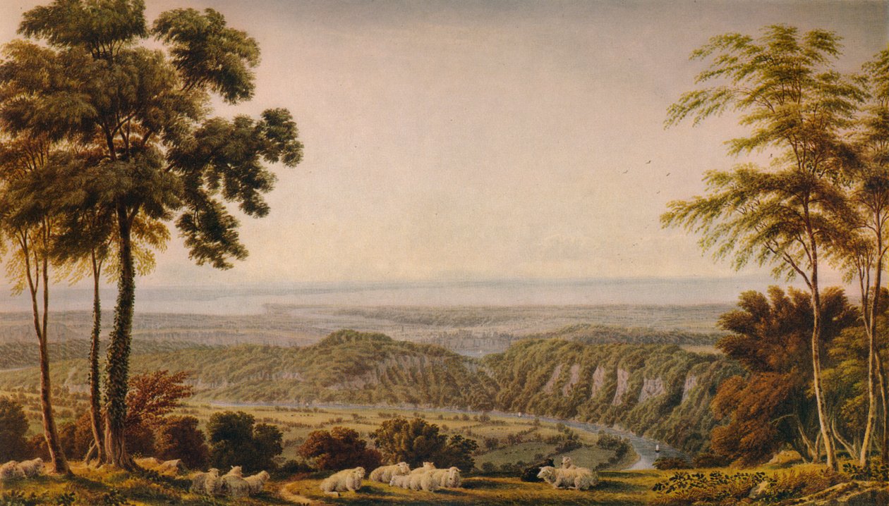 Vue de la falaise de Wyndd, près de Chepstow - Matin, vers 1820, 1938 - Joseph Mallord William Turner