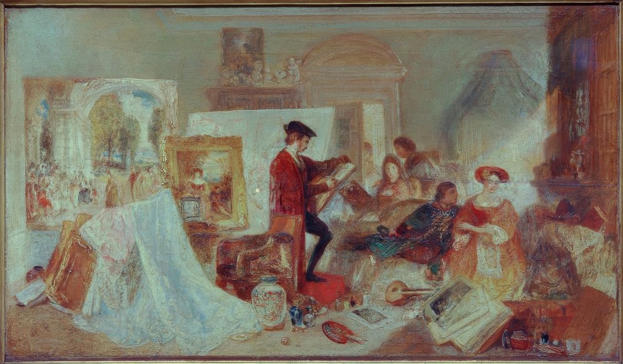 Étude de Watteau selon les règles de Fresnoy - Joseph Mallord William Turner