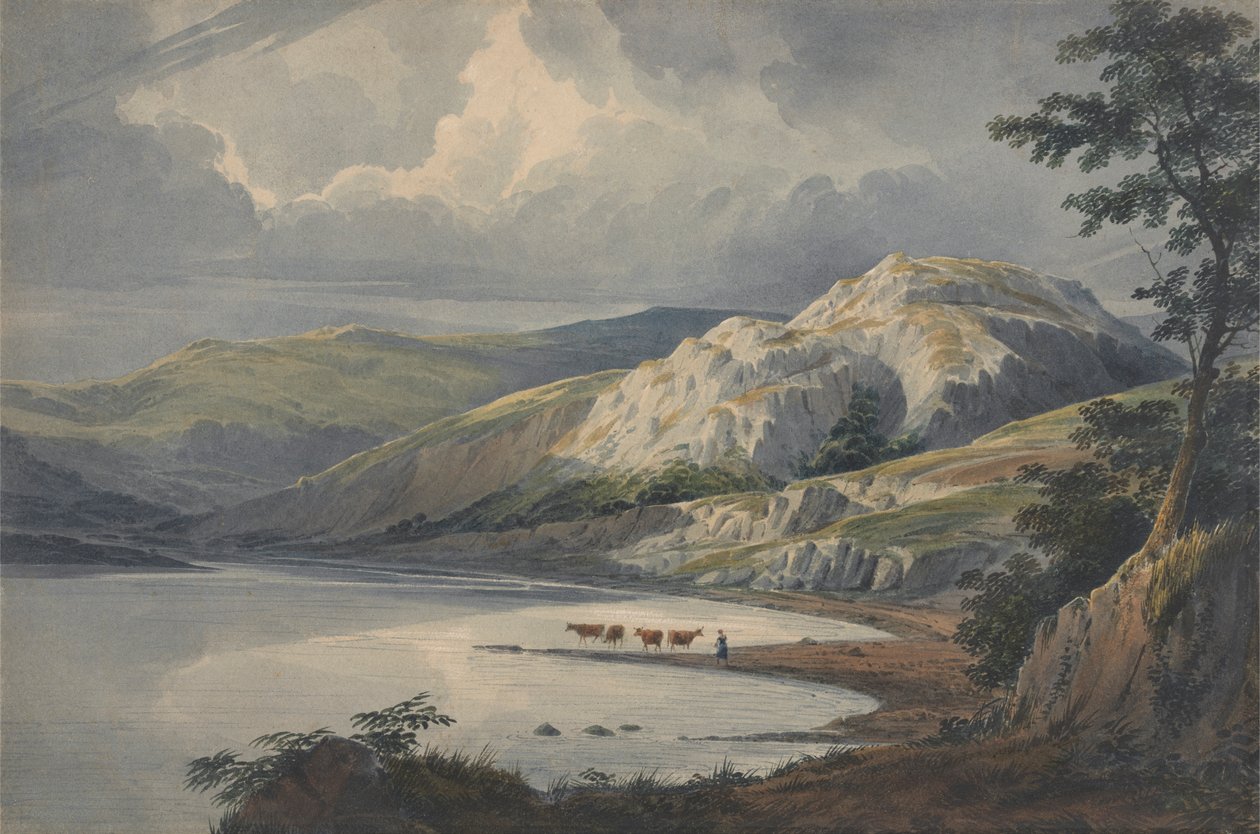 Un lac de montagne - William Turner of Oxford
