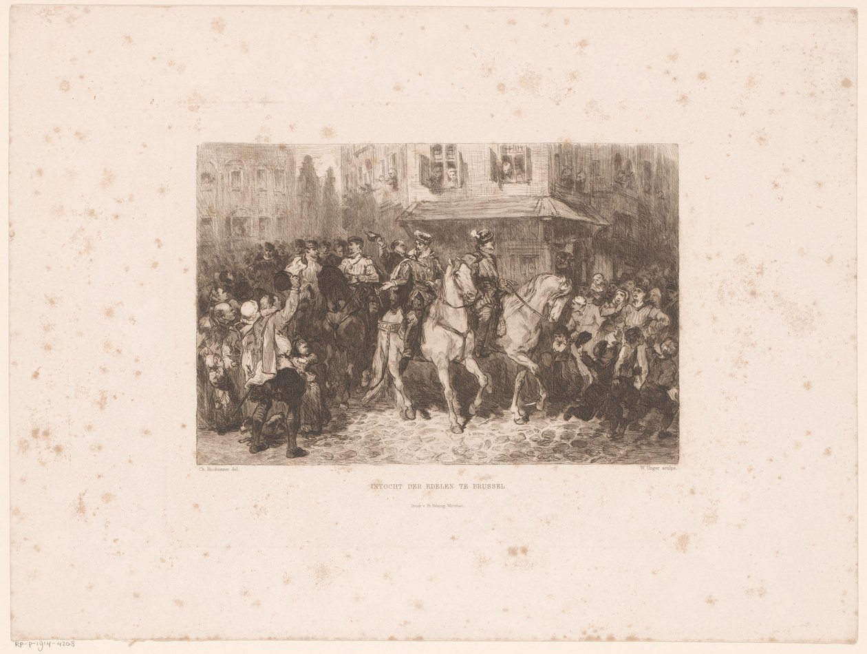 Entrée des nobles à Bruxelles, 1566 - William Unger