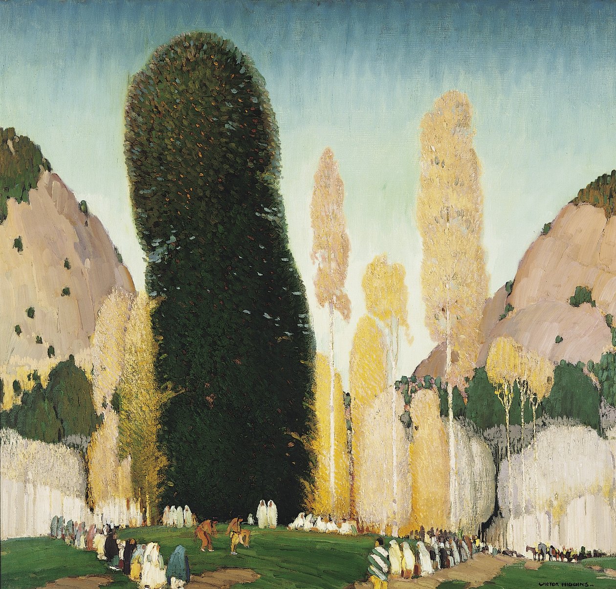 Cérémonie de montagne, c.1930 - William Victor Higgins