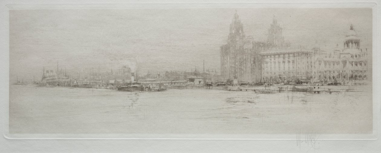 Artères de Grande-Bretagne : Le Mersey - William Walcot
