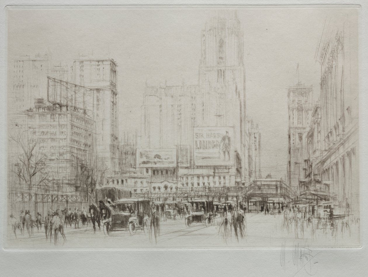New York City : 42ème rue - William Walcot