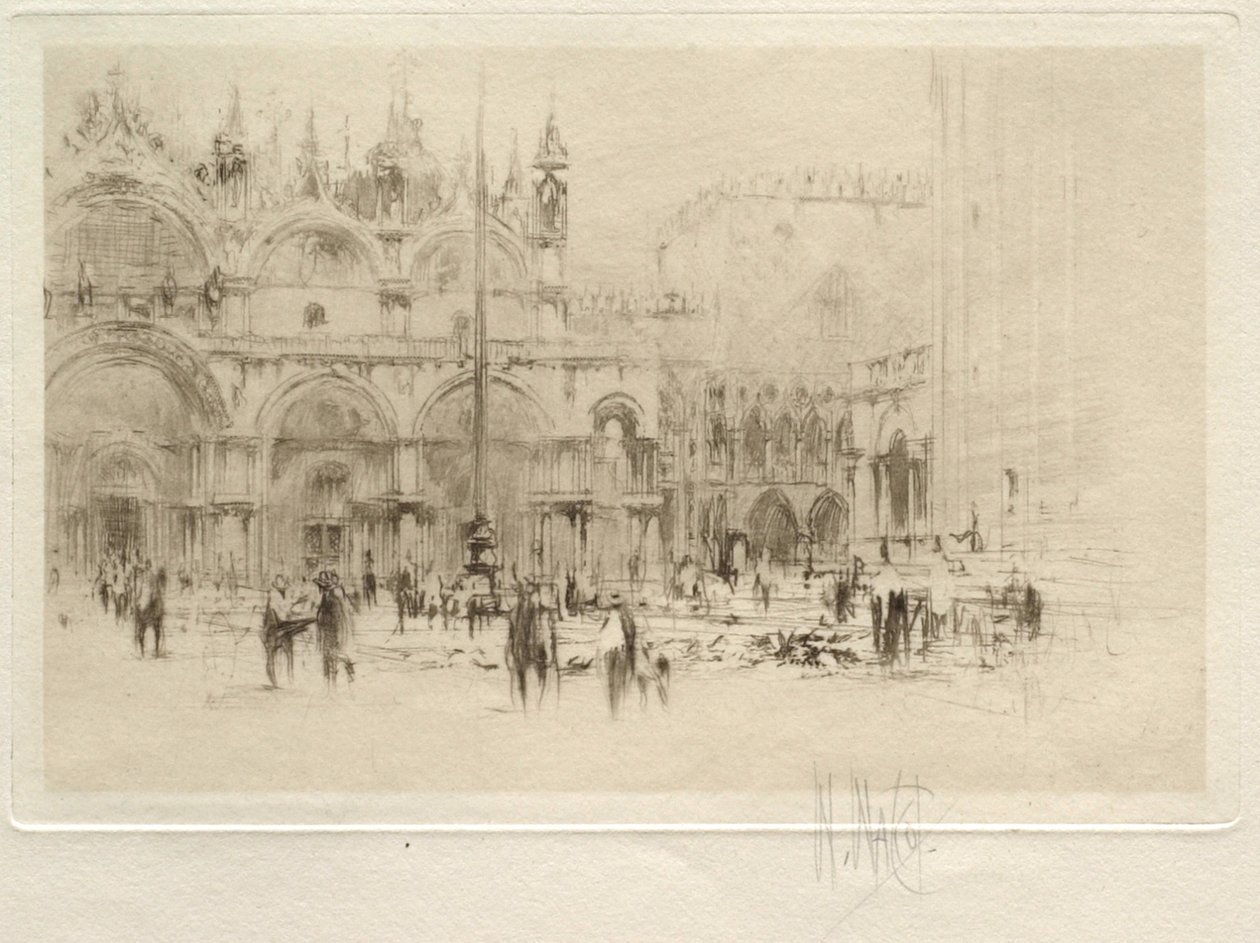 La place Saint-Marc (série Venise, no 2) - William Walcot
