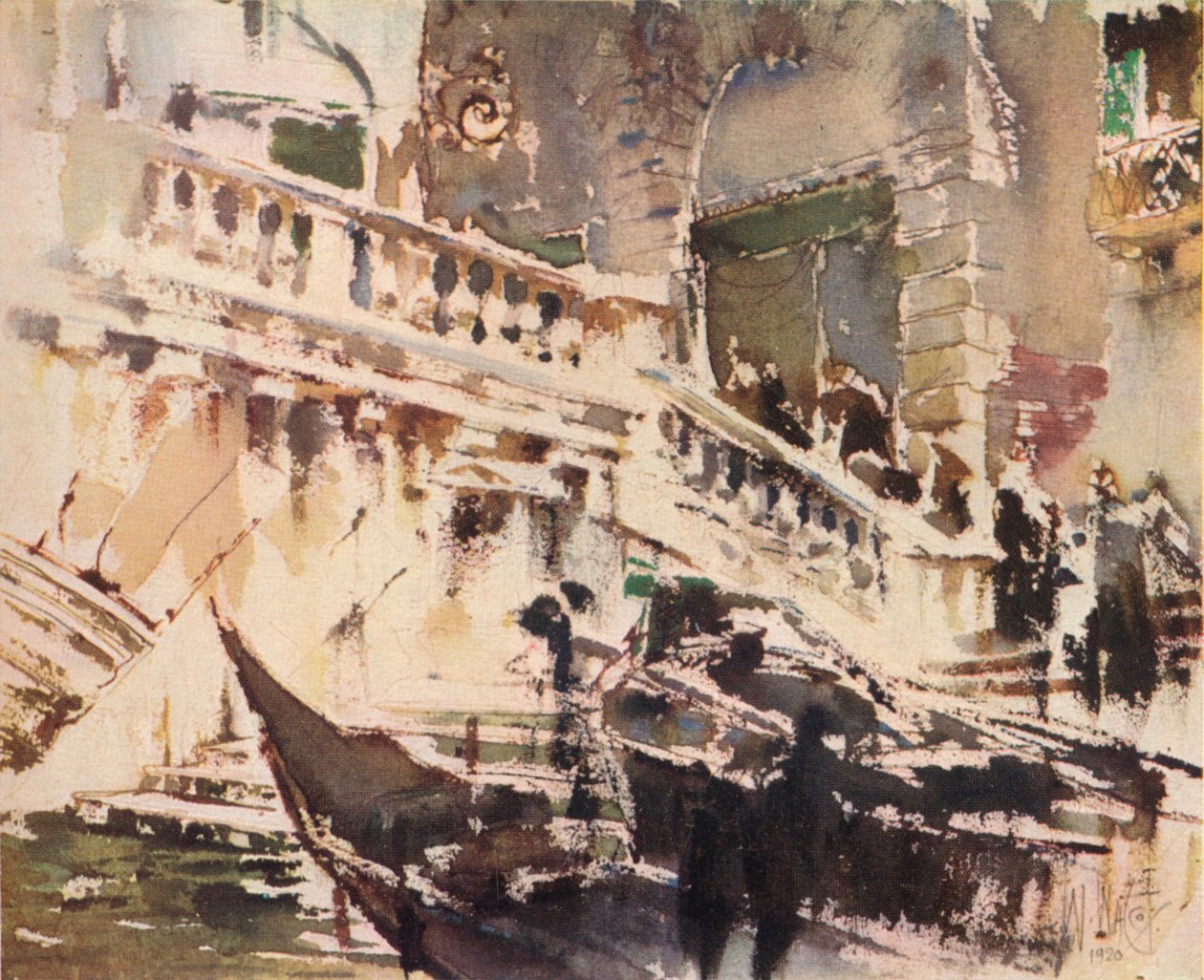 Le Rialto, Venise, 1920, 1923 - William Walcot
