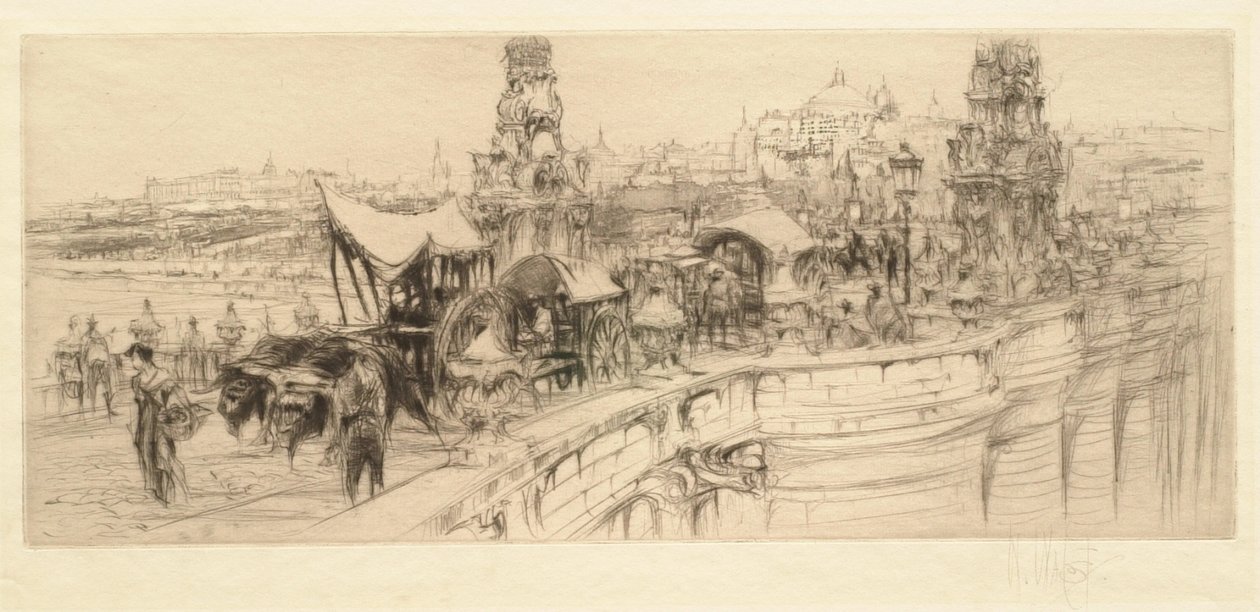 Pont de Tolède (Puente de Toledo), Madrid - William Walcot