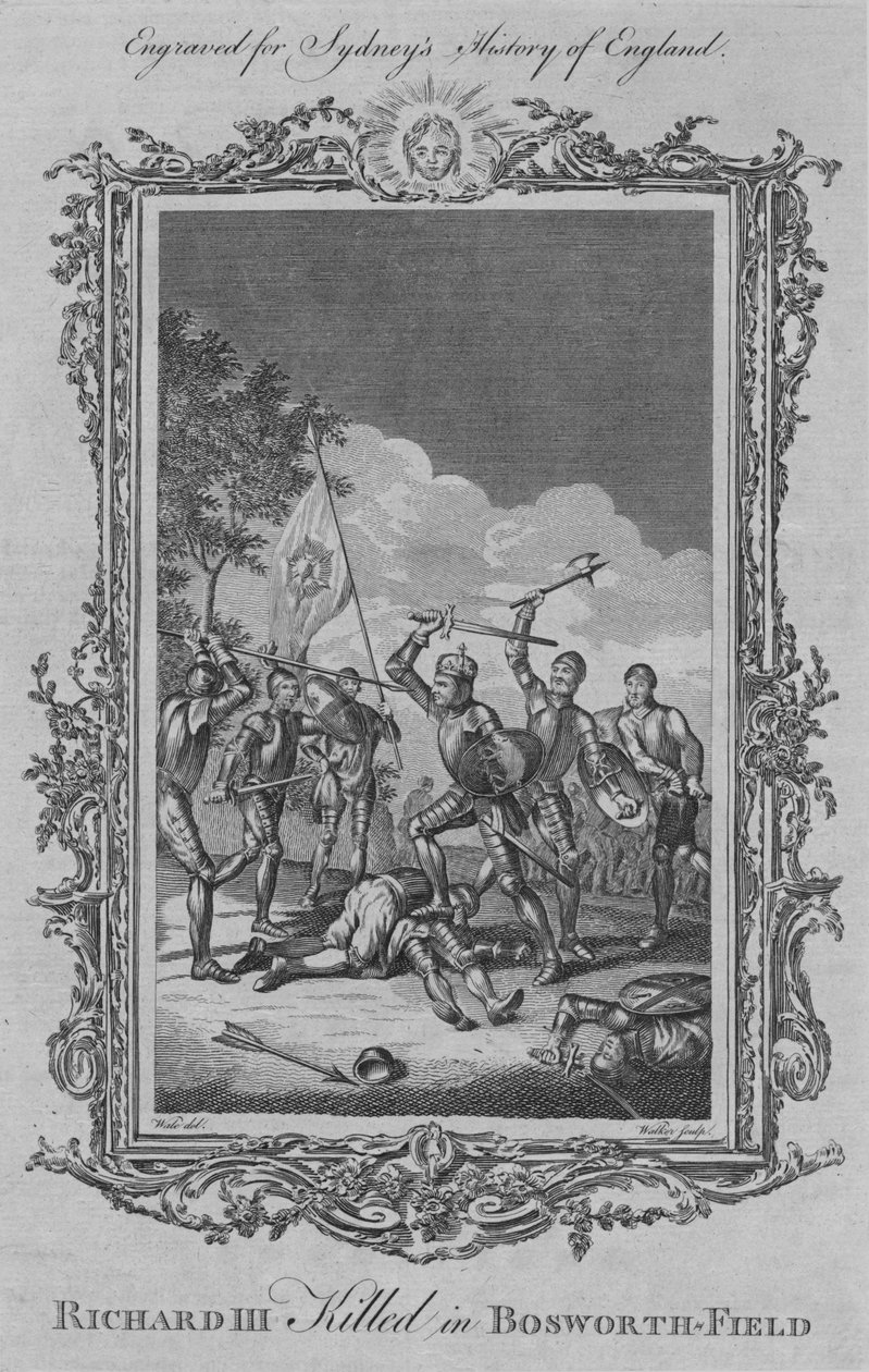 Richard III tué à Bosworth-Field, 1773 - William Walker