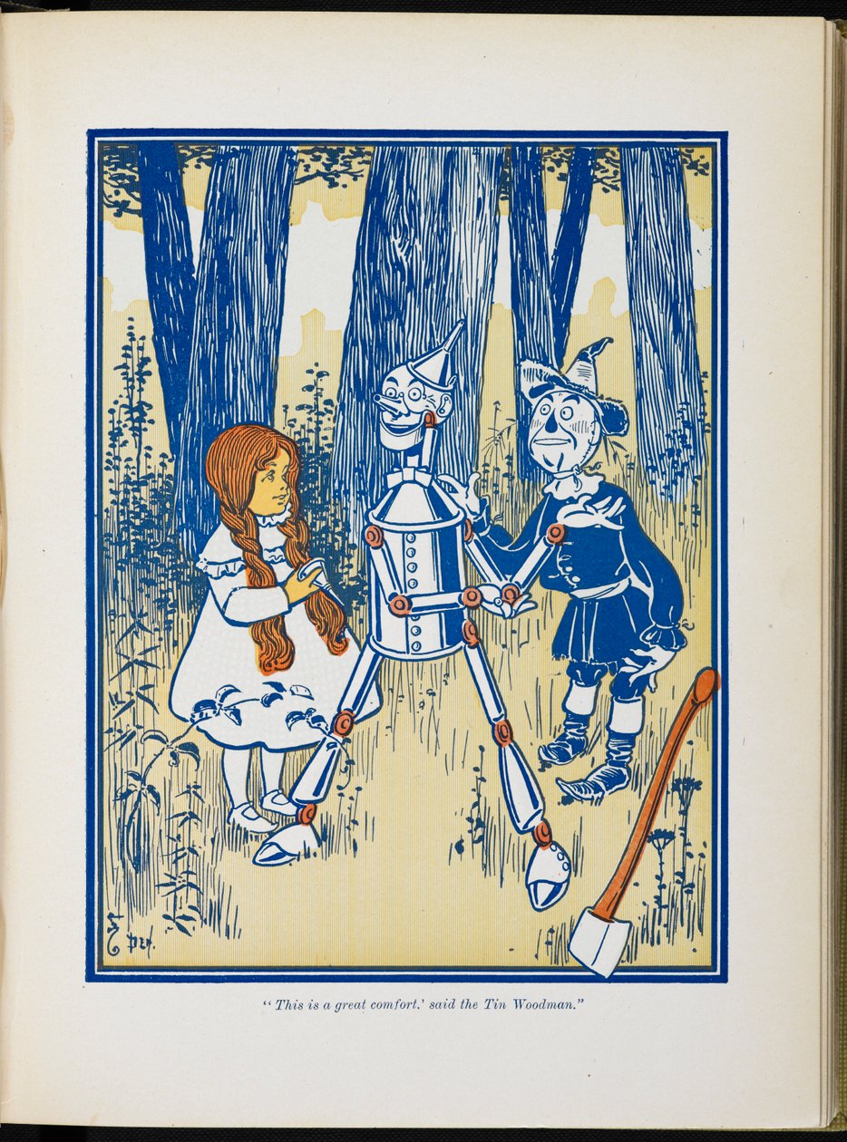 Dorothy, le bûcheron en fer-blanc et l