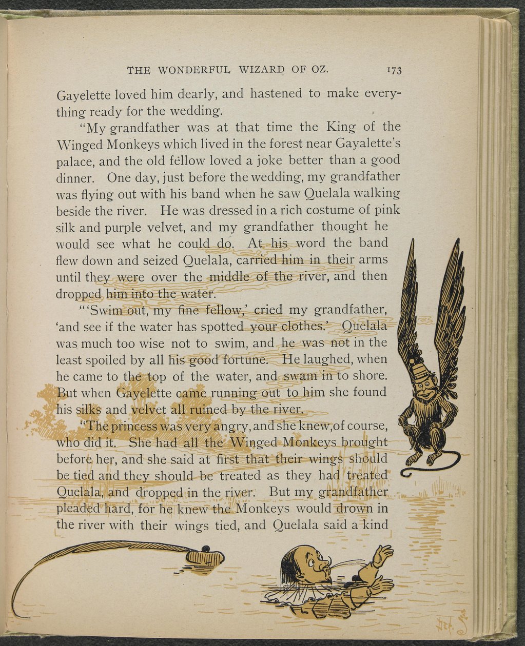 Illustration tirée de "Le merveilleux magicien d