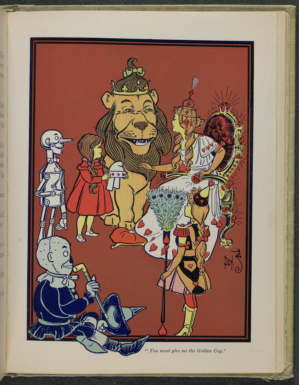 Illustration tirée de "Le merveilleux magicien d