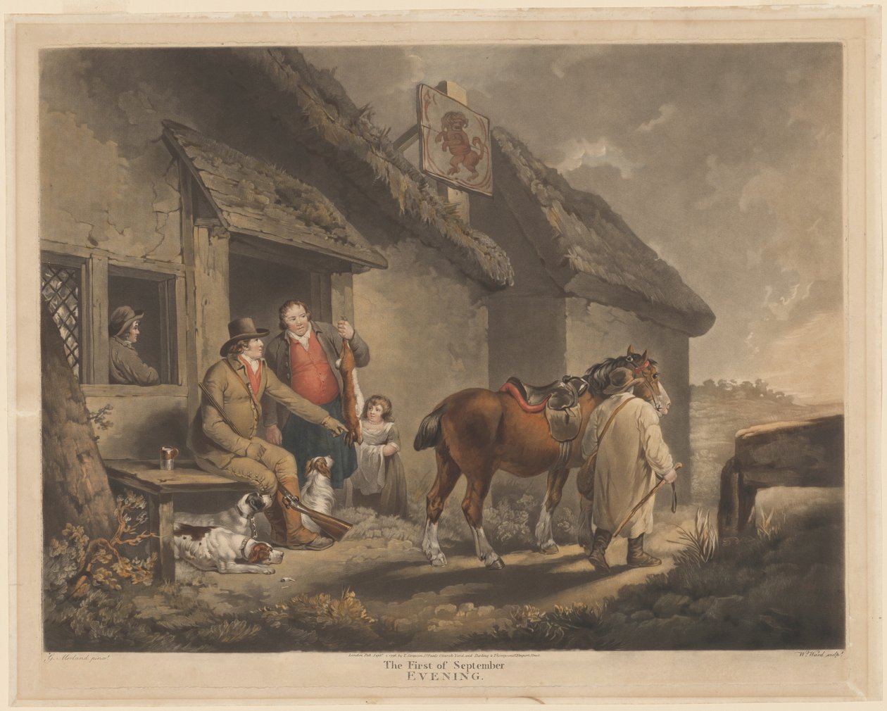 Le premier septembre, soir - William Ward after George Morland