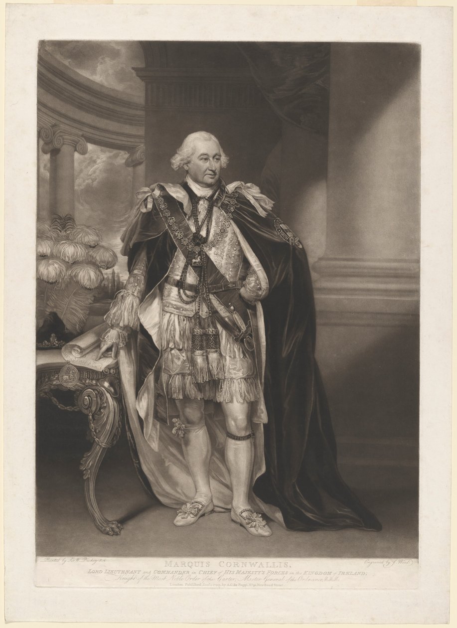 Lord Cornwallis - William Ward after Sir William Beechey