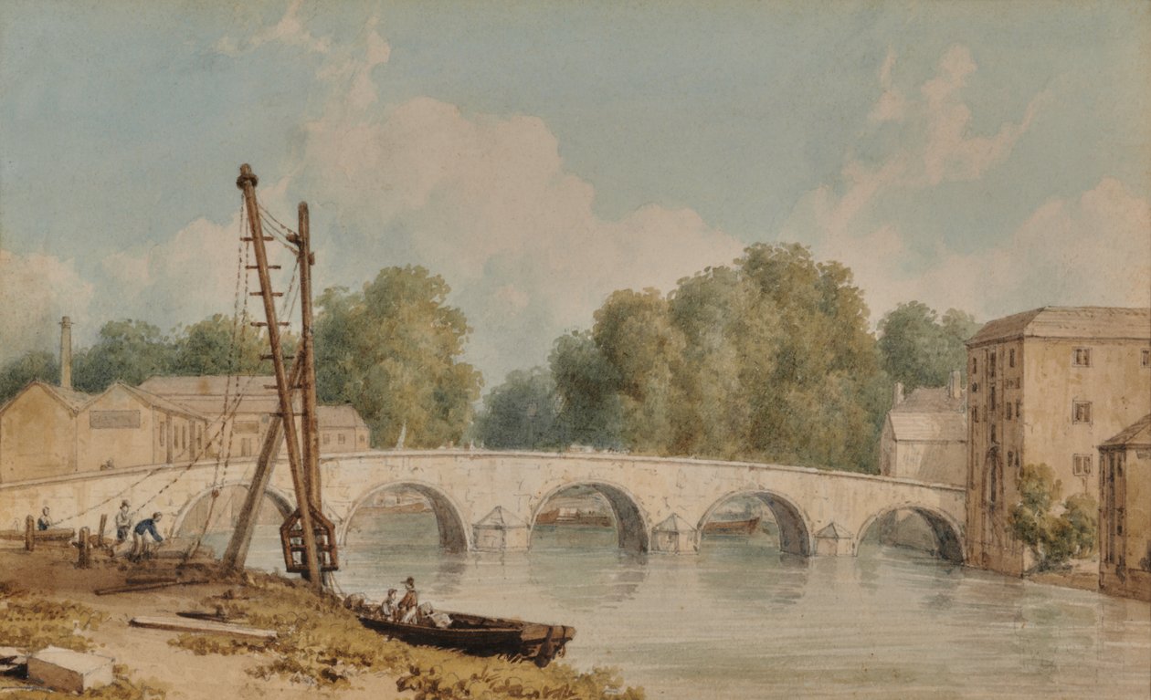 Pont de Maidstone - William Westall