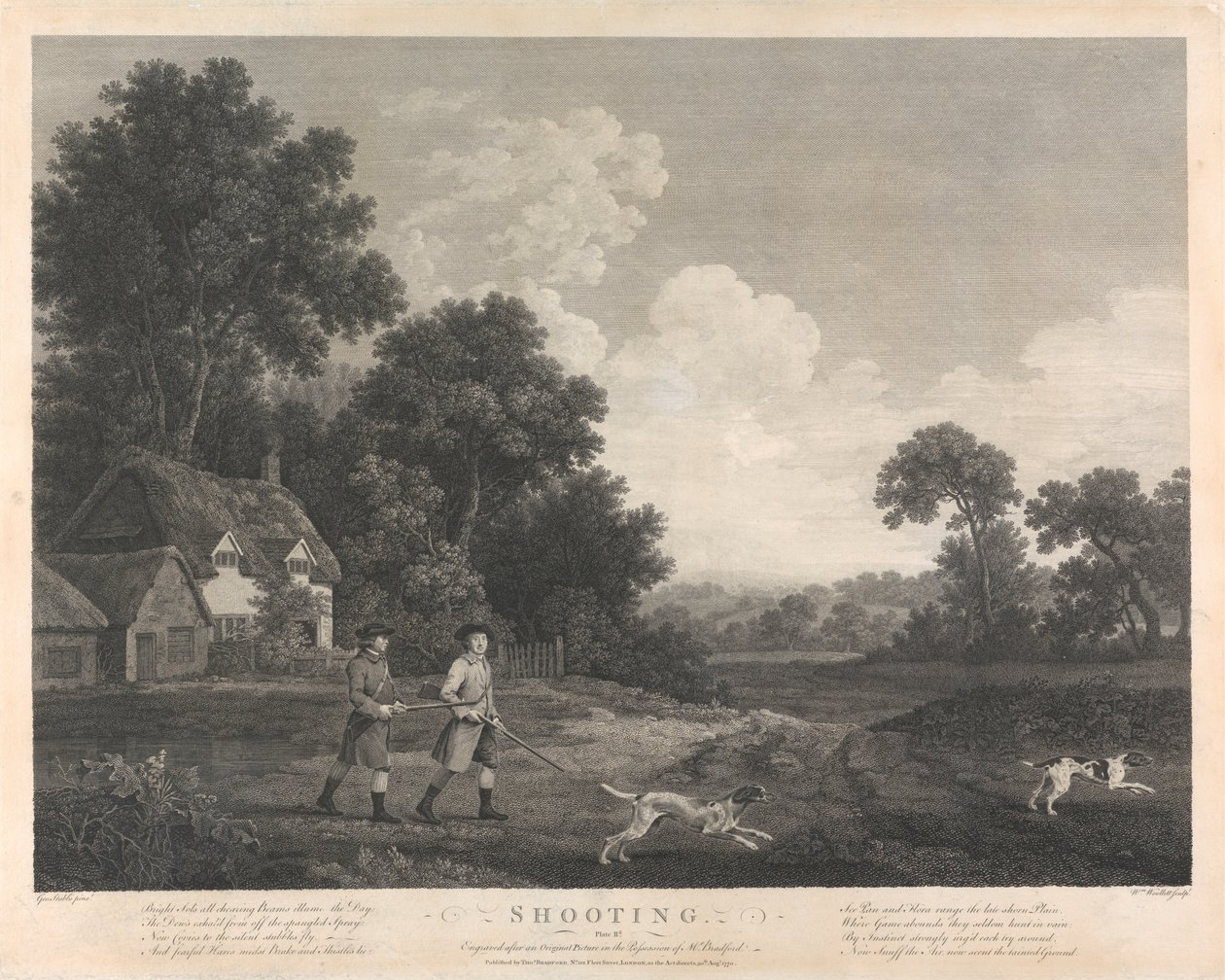 Chasse, Planche II - William Woollett