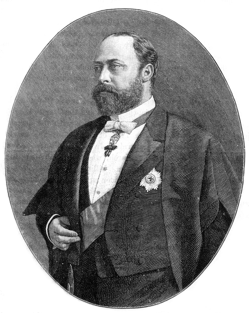 Le Prince de Galles en robe de Bencher du Middle Temple, 1900 - William and Daniel Downey