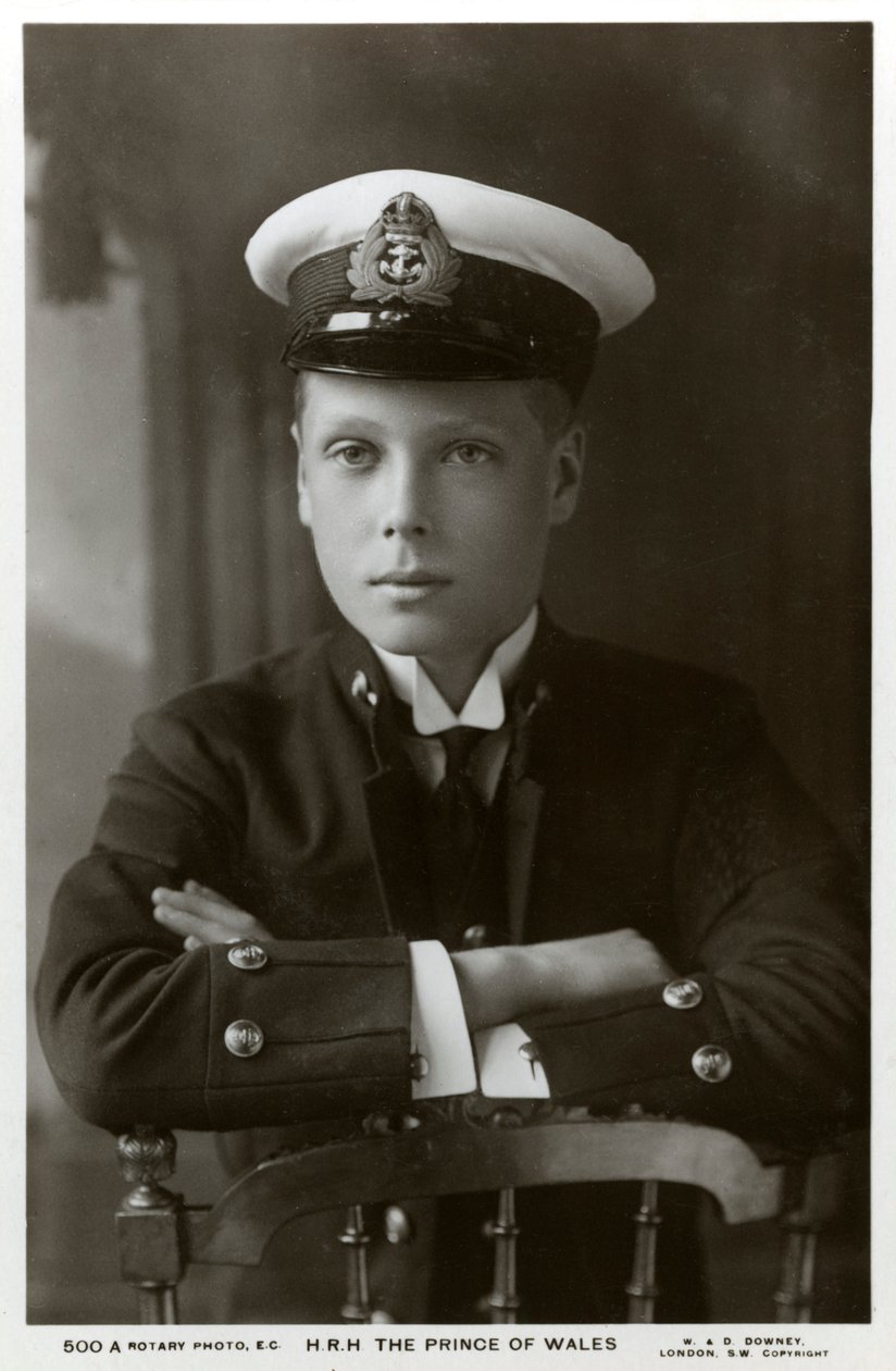 Le Prince de Galles en uniforme naval, vers 1910 - William and Daniel Downey