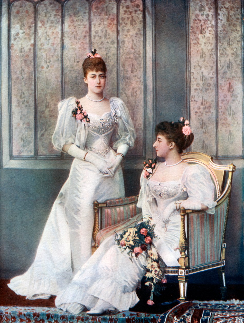 La princesse Victoria et la princesse Charles de Danemark, fin du 19e siècle - William and Daniel Downey