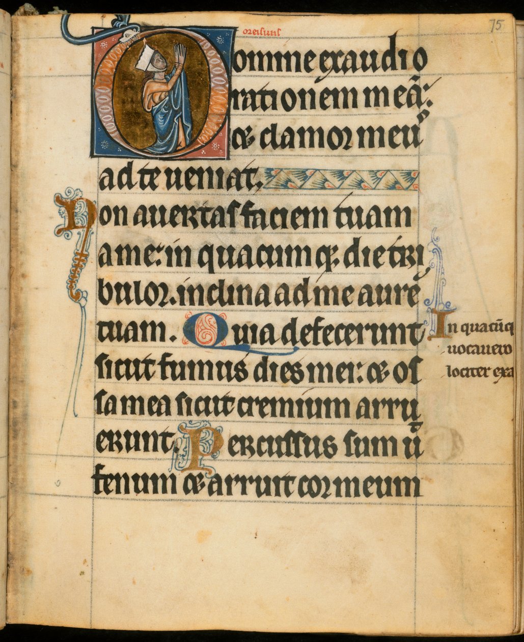 Add. 49999, f.75 Initiale 